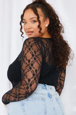 Lace Top|In the Style Sale