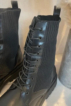 Lace Up Boots|In The Style Sale