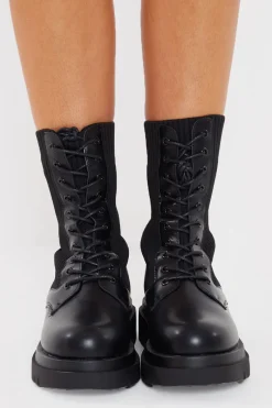Lace Up Boots|In The Style Sale