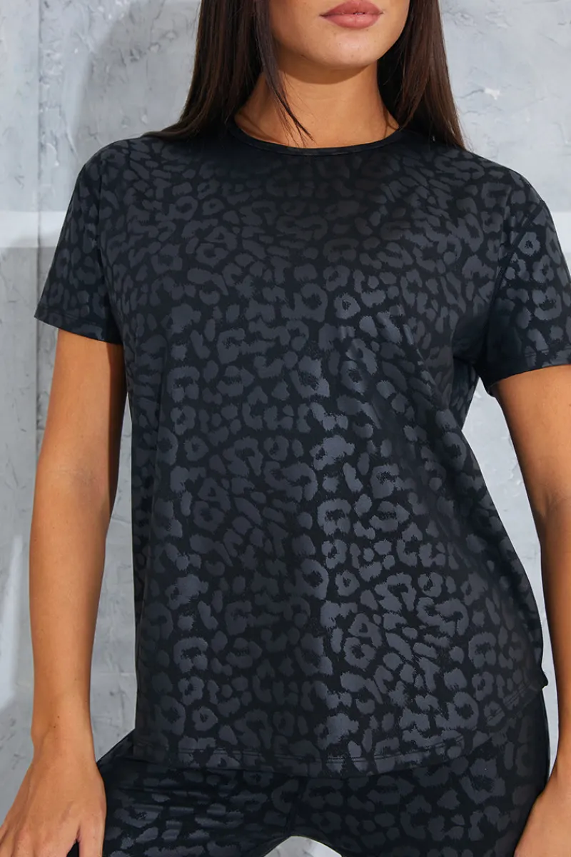 Leopard Active T-Shirt|In the Style Online