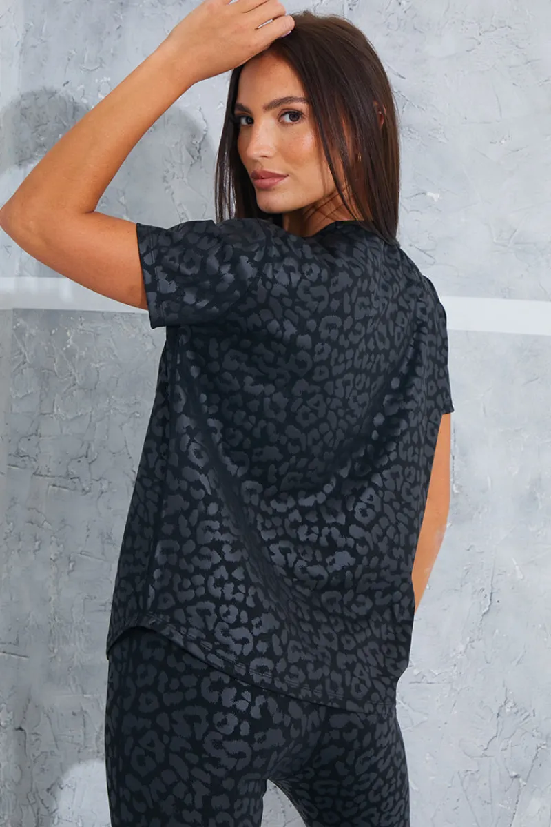 Leopard Active T-Shirt|In the Style Online
