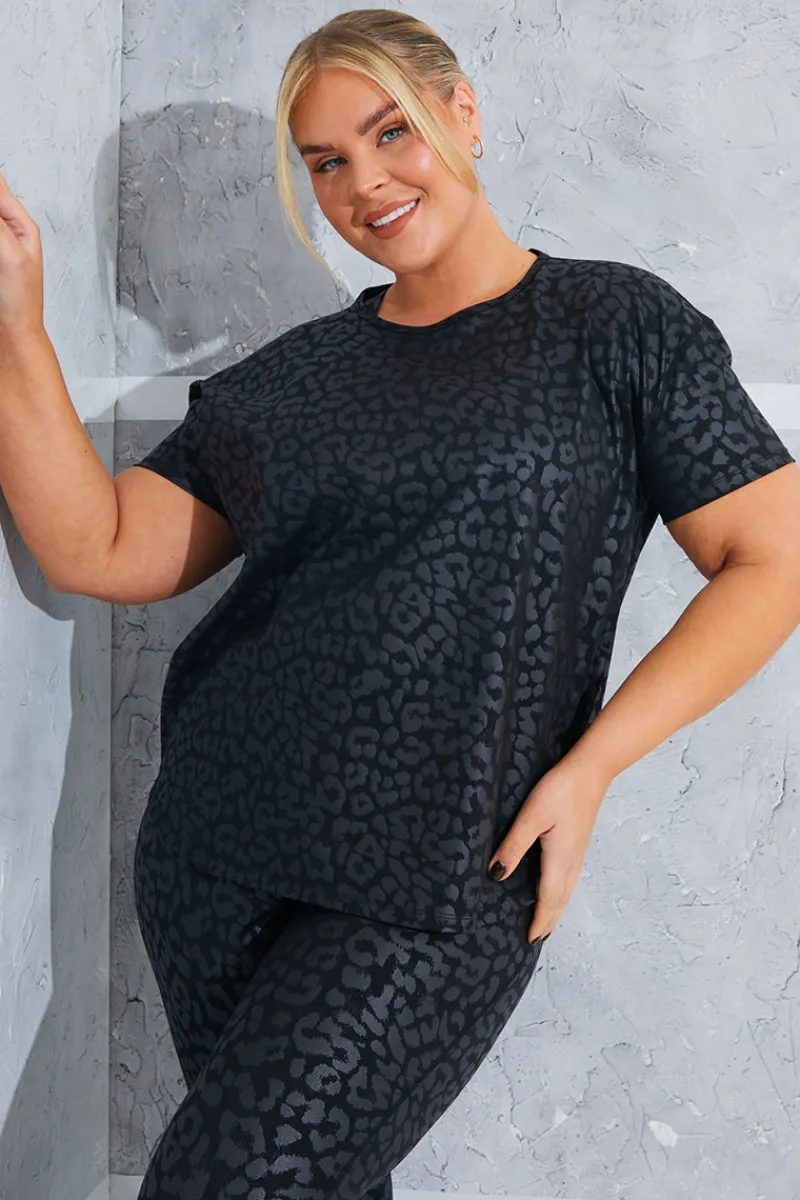 Leopard Active T-Shirt|In the Style Online