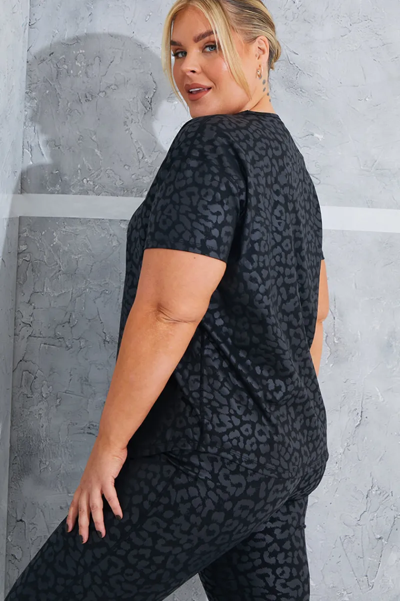 Leopard Active T-Shirt|In the Style Online