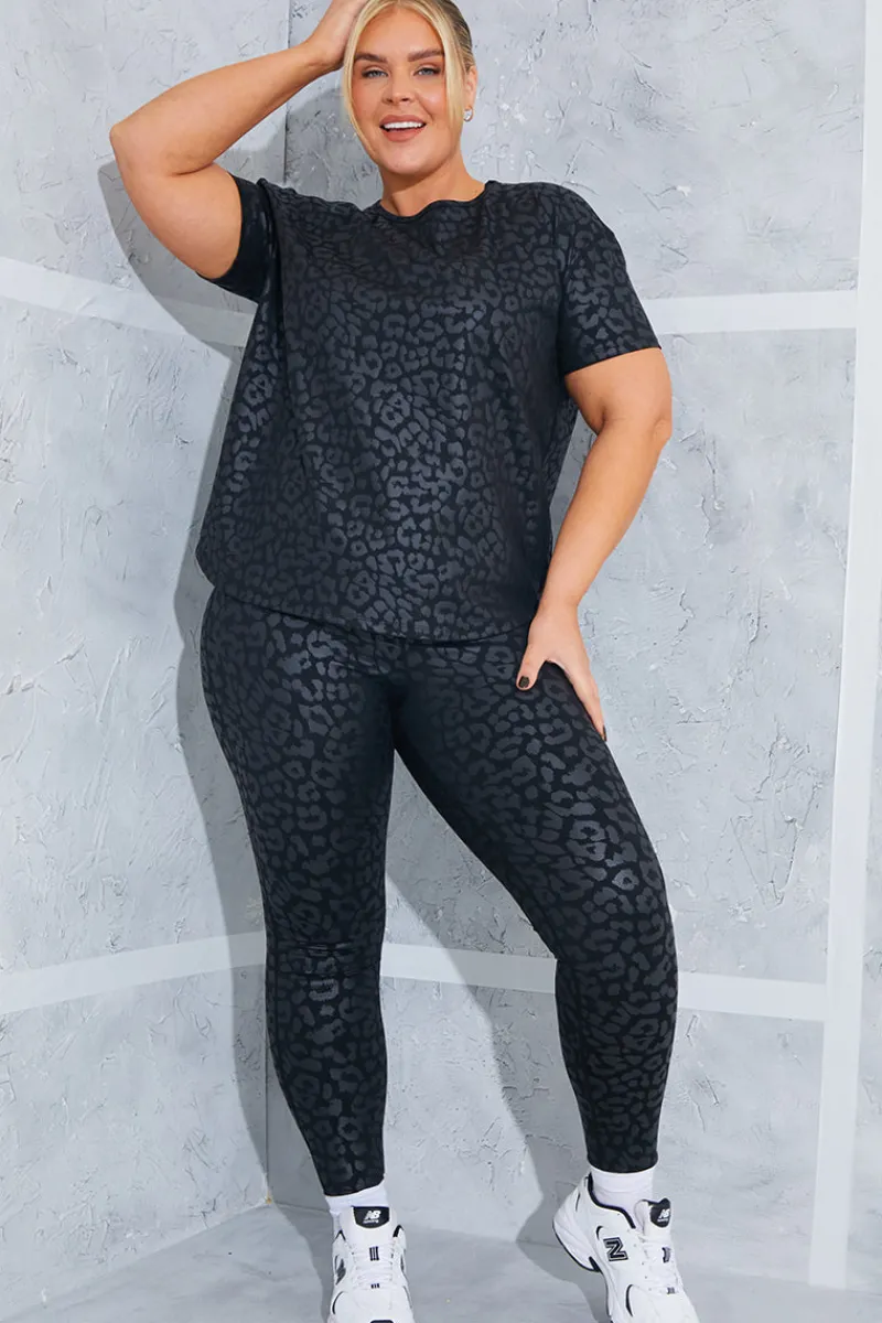 Leopard Active T-Shirt|In the Style Online