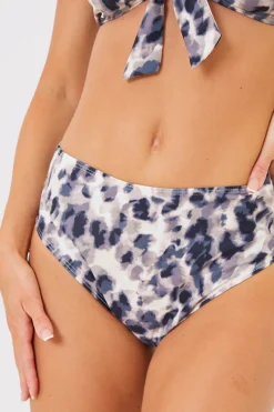 Leopard Print Control High Waisted Bikini Bottoms|Billie Faiers Best