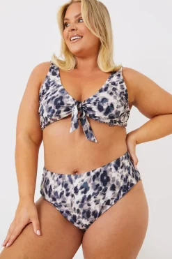 Leopard Print Control High Waisted Bikini Bottoms|Billie Faiers Best