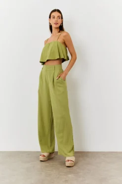 Linen Crop Top|In the Style