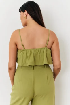 Linen Crop Top|In the Style