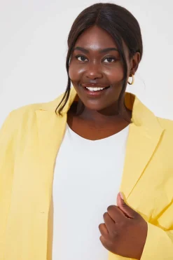 Linen Look Co-Ord Blazer|In the Style Hot