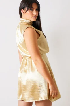 Liquid Satin Mini Dress|In the Style