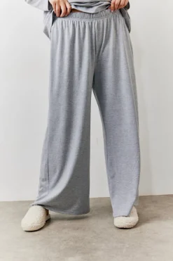 Long Sleeve Top and Trouser Slogan PJ Set|In The Style Hot