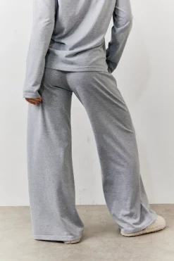 Long Sleeve Top and Trouser Slogan PJ Set|In The Style Hot