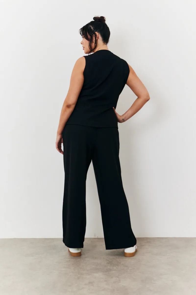 Longline Button Through Waistcoat|In The Style Online