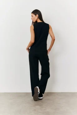 Longline Button Through Waistcoat|In The Style Online