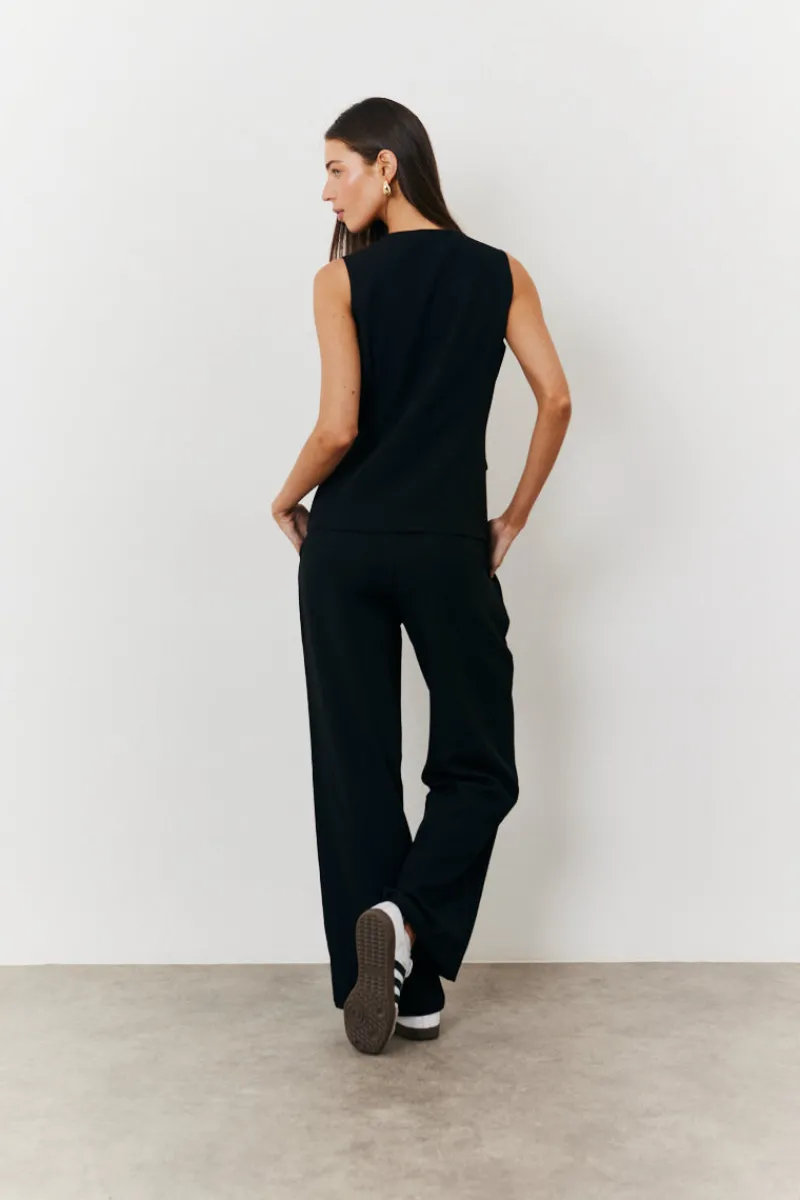 Longline Button Through Waistcoat|In The Style Online
