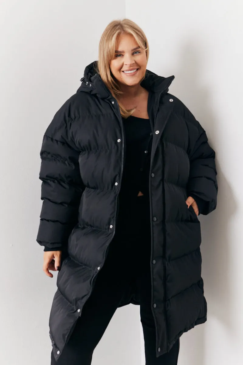 Longline Puffer Coat|In the Style Clearance