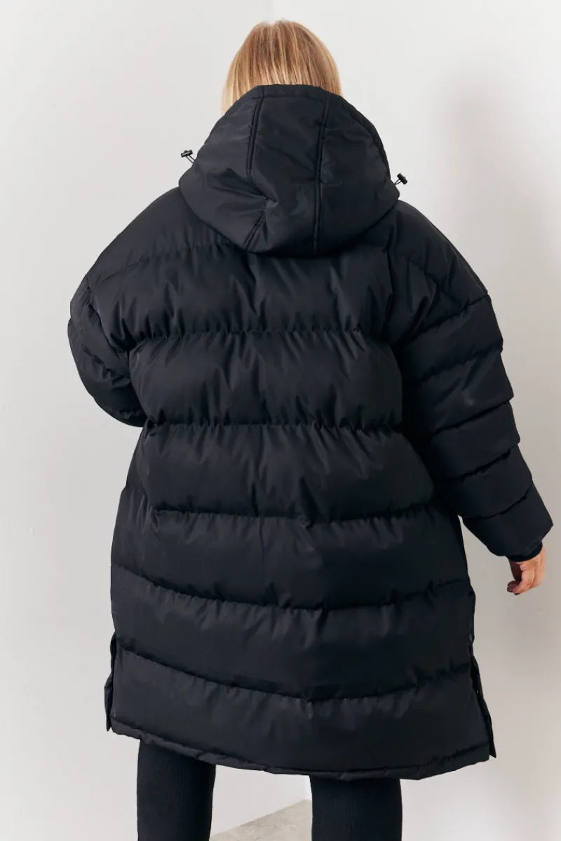 Longline Puffer Coat|In the Style Clearance