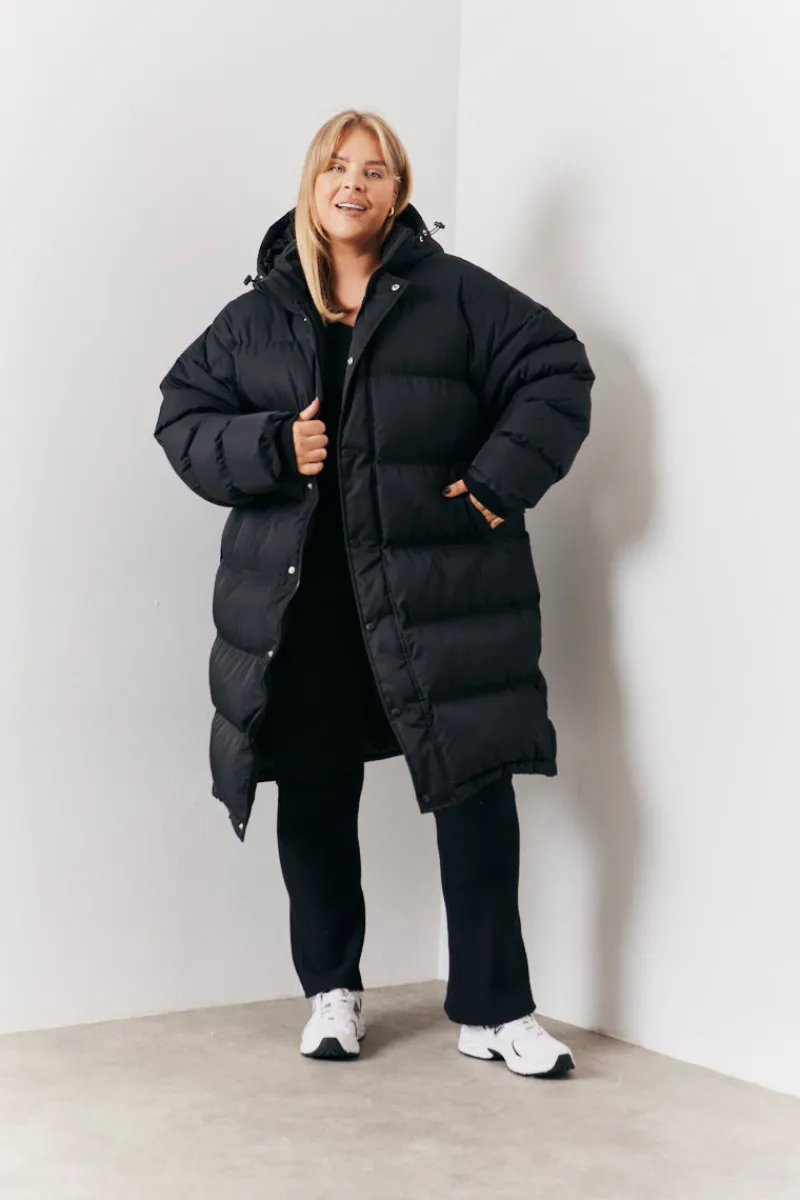Longline Puffer Coat|In the Style Clearance