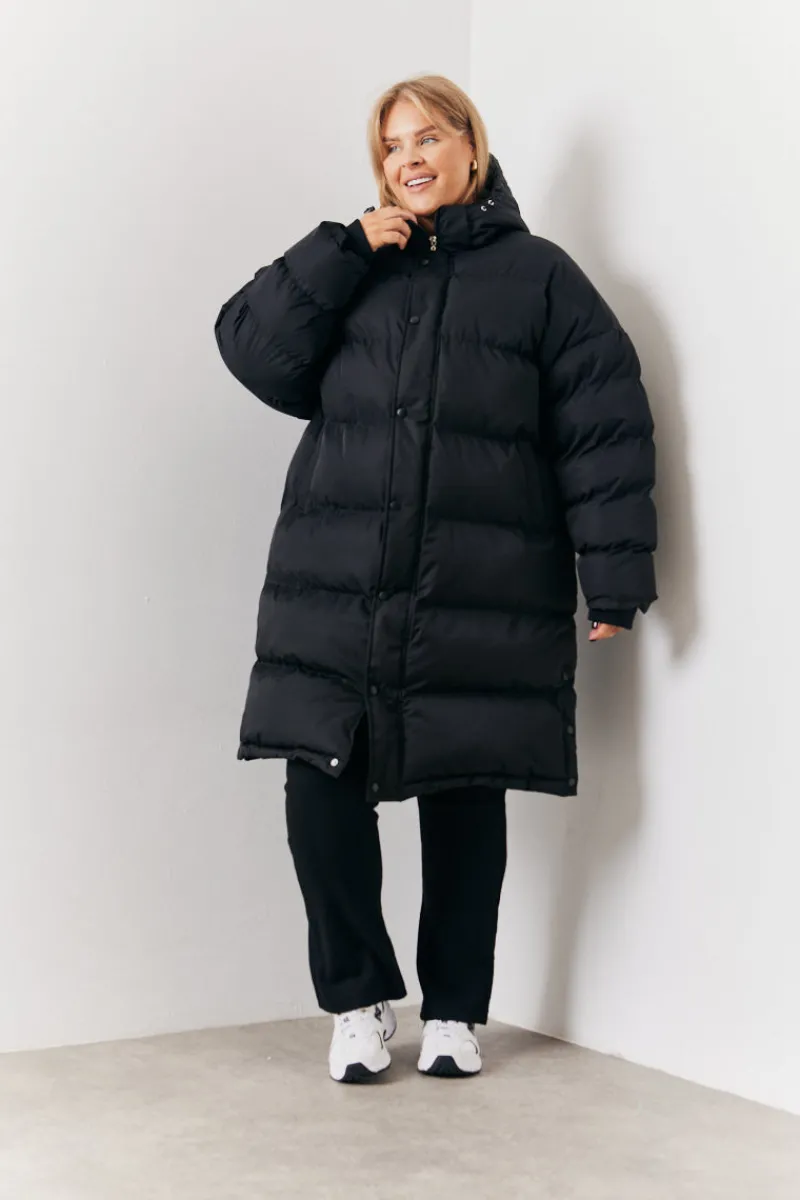 Longline Puffer Coat|In the Style Clearance