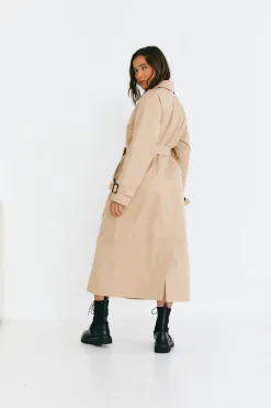 Longline Trench Coat|In The Style Outlet
