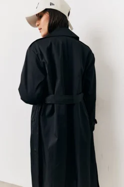 Longline Trench Coat|Fits Best