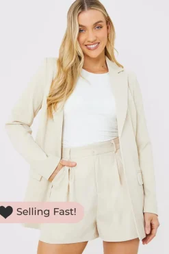 Longlined Tailored Blazer|In the Style Outlet