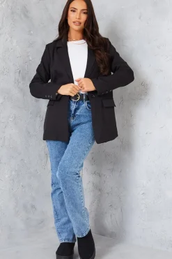 Longlined Tailored Blazer|In the Style