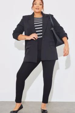 Longlined Tailored Blazer|In the Style