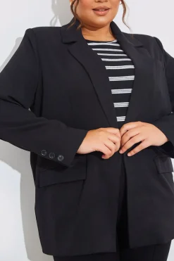 Longlined Tailored Blazer|In the Style
