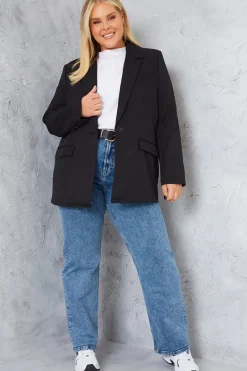 Longlined Tailored Blazer|In the Style