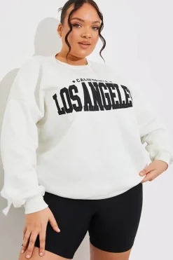 Los Angeles Oversized Sweater|In The Style Sale
