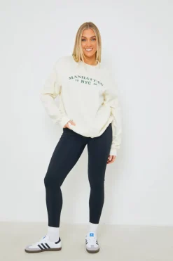 Manhattan Slogan Sweater|In the Style Clearance