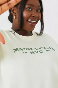 Manhattan Slogan Sweater|In the Style Clearance