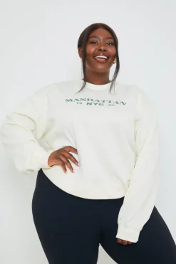 Manhattan Slogan Sweater|In the Style Clearance