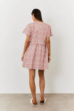 Maternity Floral Print Skater Dress|In the Style Clearance