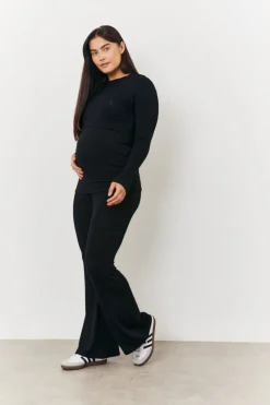 Maternity Kick Flare Leg Trouser|In the Style Best