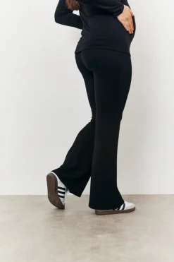 Maternity Kick Flare Leg Trouser|In the Style Best