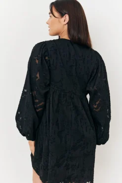 Maternity Tie Detail Smock Dress|In the Style New