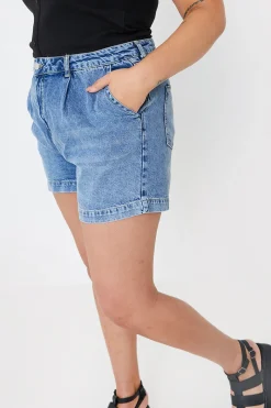 Mid Wash Denim Shorts|In The Style Best