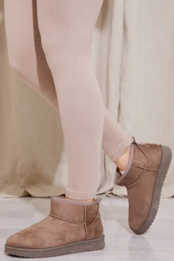Mini Faux Suede Boot|In The Style