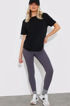 More Sustainable Cotton Crew Neck T-Shirt|In The Style Discount