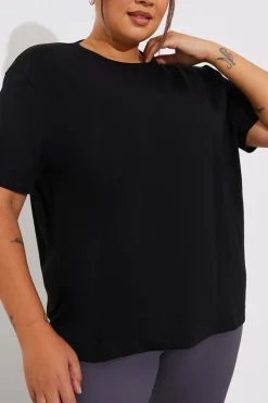 More Sustainable Cotton Crew Neck T-Shirt|In The Style Discount