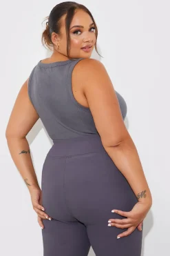 More Sustainable Ribbed Racer Vest|In The Style Hot