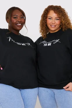 Mummy To Be Slogan Sweater|In The Style Sale