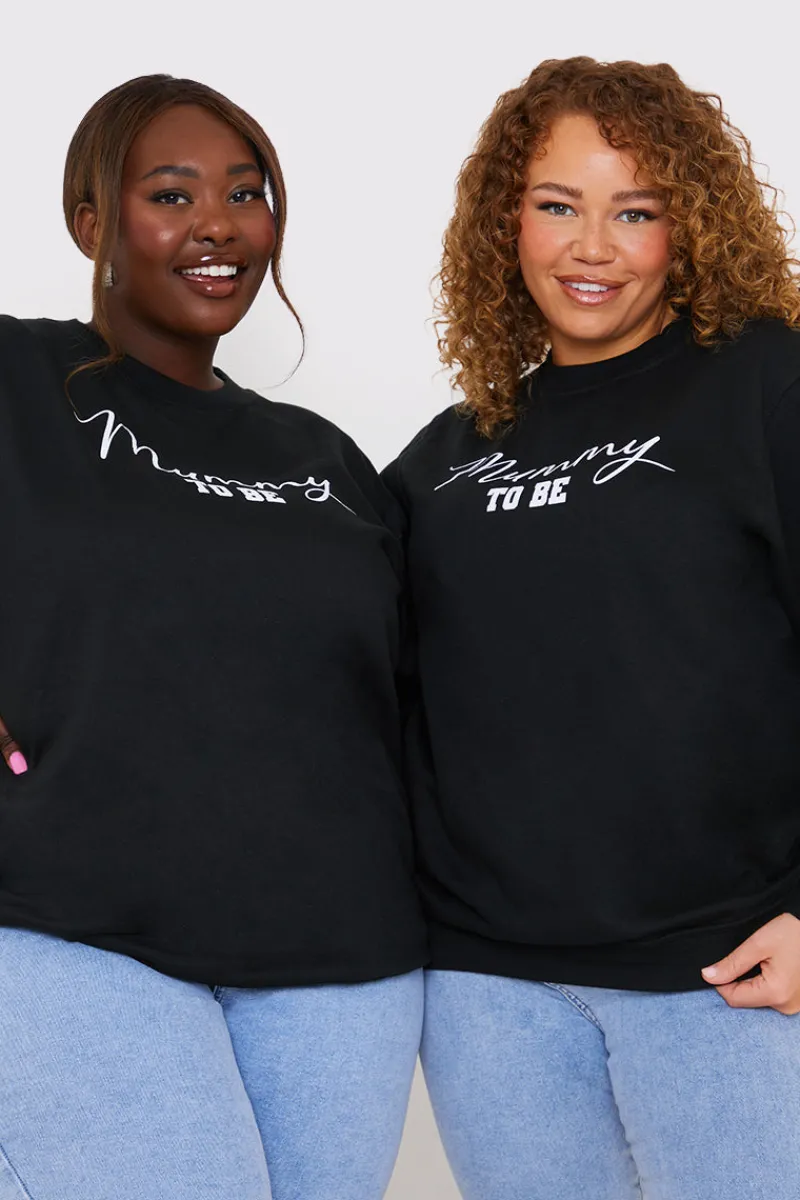 Mummy To Be Slogan Sweater|In The Style Sale