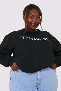 Mummy To Be Slogan Sweater|In The Style Sale