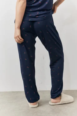 Cherry Print T Shirt and Cuff Jogger Pj Set|In The Style Outlet