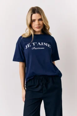 Graphic Slogan T-Shirt|In The Style Sale