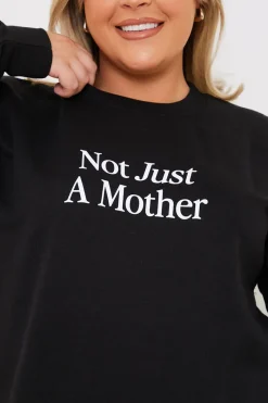 Not Just A Mother Slogan Sweater|In the Style Outlet