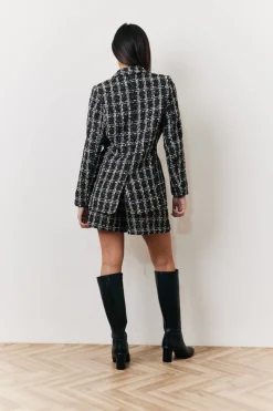 Occasion Boucle Check Short|In the Style Best